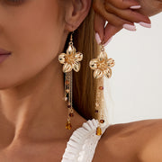 Ocean Vacation 3-Piece Set – Shell Earrings & Layered Pearl Necklace